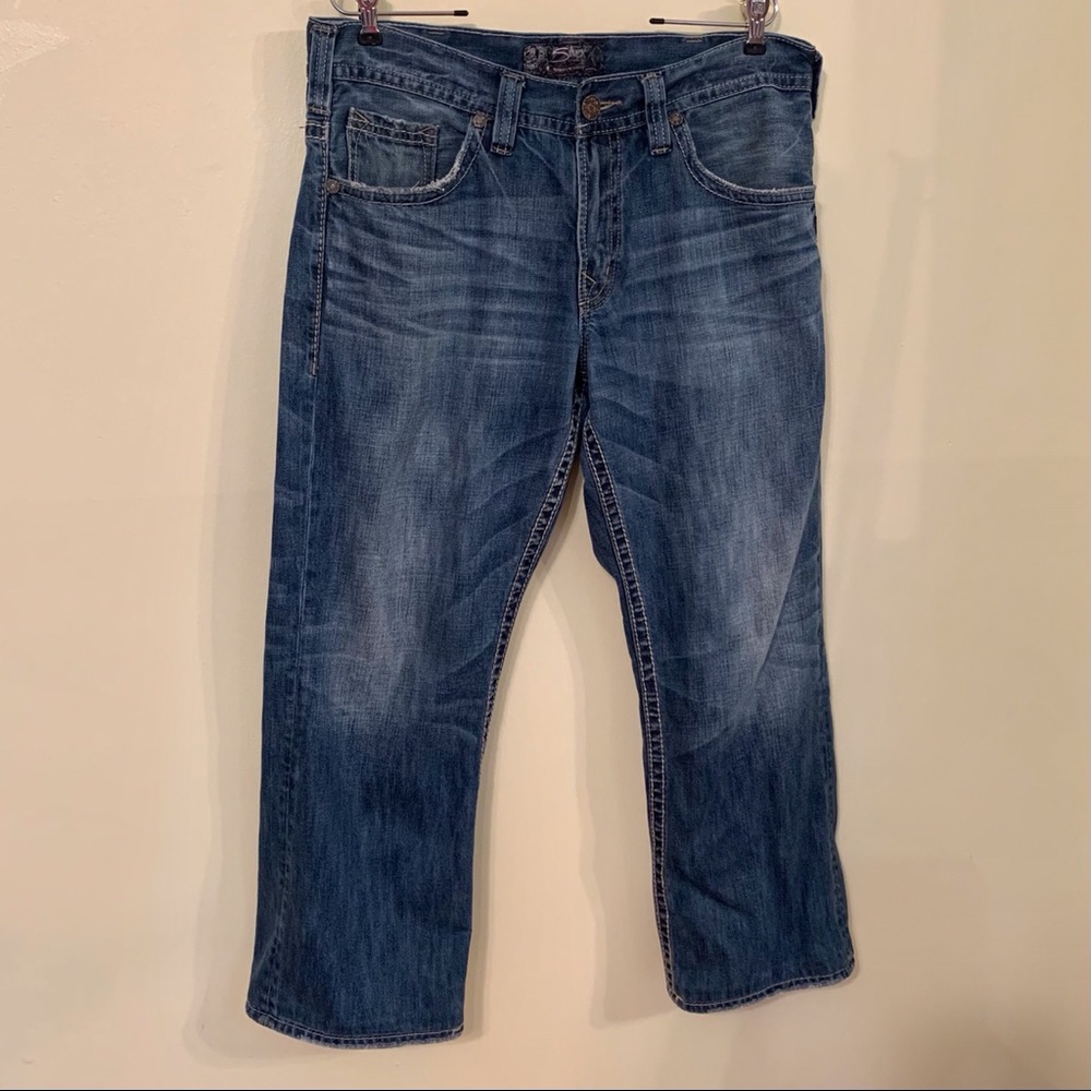 Silver Jeans Gordie Straight Fit 34x27 GUC